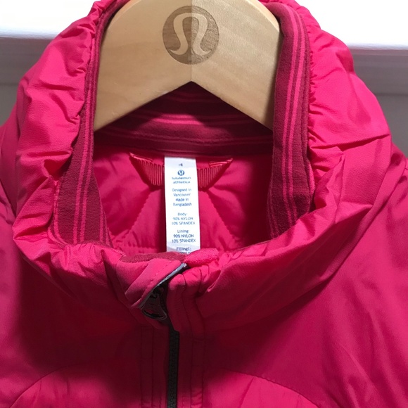 NWT Lululemon Fluffed Up Vest Sz 4 800 Fill PINK - Picture 13 of 15